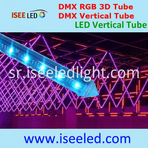 DMX RGB 3D Tube Light